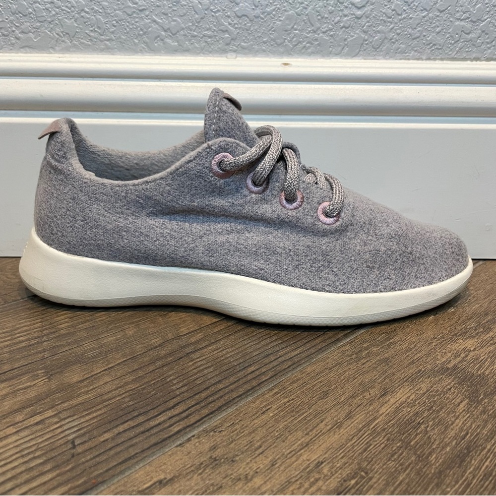 Allbirds x Outdoor Voices Collaboration OV SF Grey Woolrunners Size W8 - Picture 6 of 10